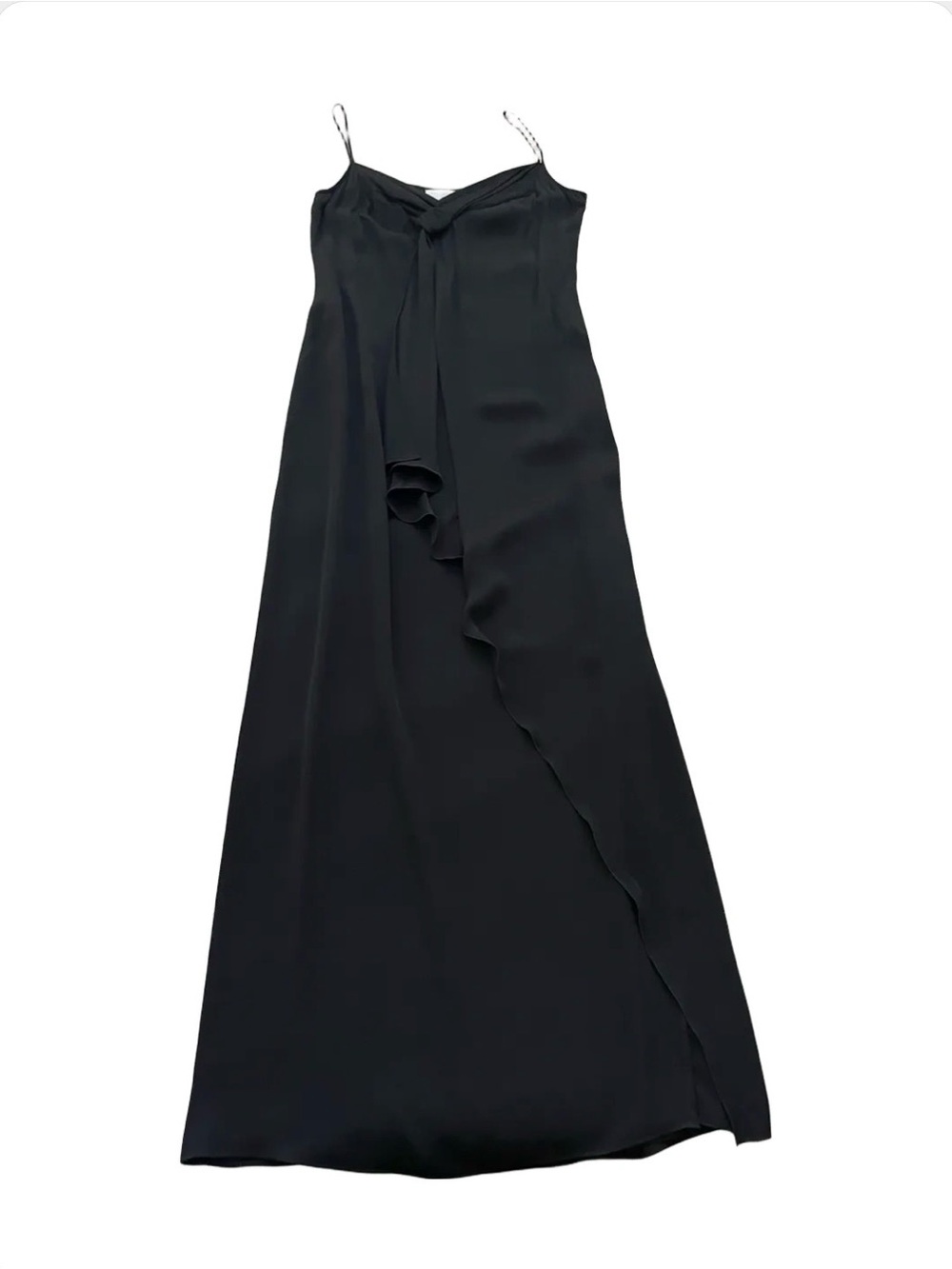 Valentino Front Twist Drape Slip Dress Classic 10 / 44 Minimalist